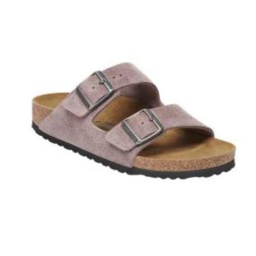 Birkenstock Platta skor för kvinnor Purple, Dam