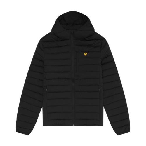 Lyle & Scott Quiltad Stretchjacka Black, Herr