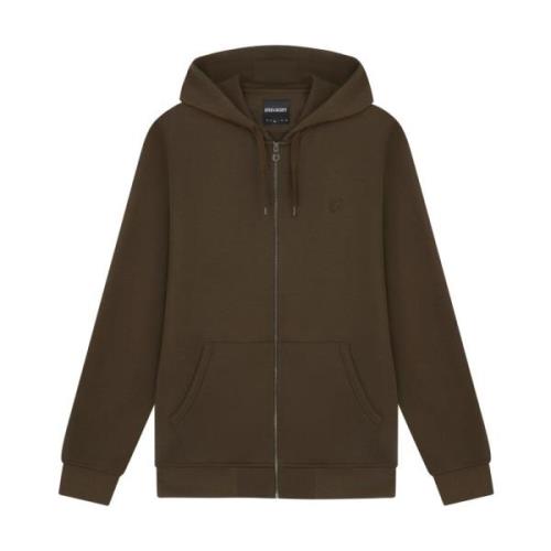 Lyle & Scott Eagle Zip Through Hoodie Green, Herr