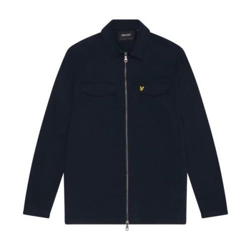 Lyle & Scott Bomullsskjorta Vävda Skjortor Blue, Herr