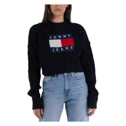 Tommy Jeans Sweatshirts Black, Dam