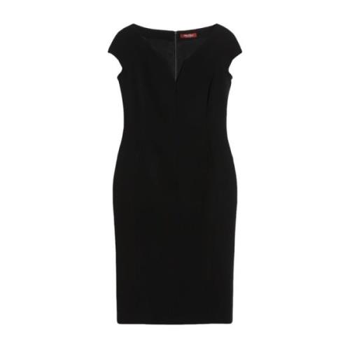 Max Mara Studio Elegant Svart Klänning Black, Dam