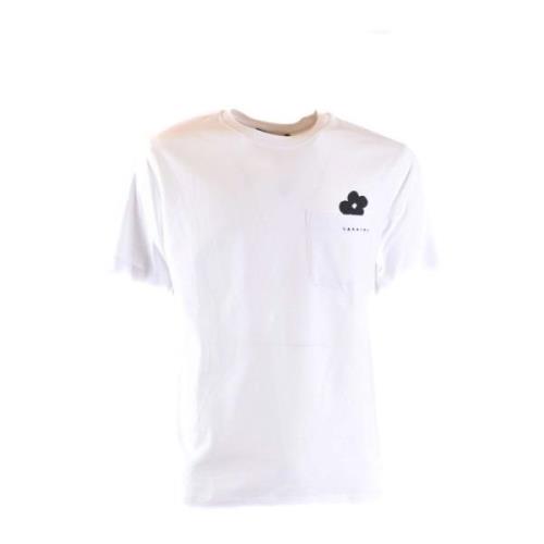 Lardini Avslappnad Bomull T-shirt White, Herr