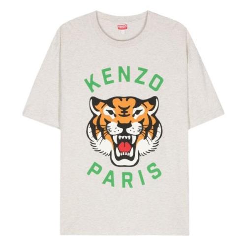 Kenzo Ljusgrå T-shirt White, Herr