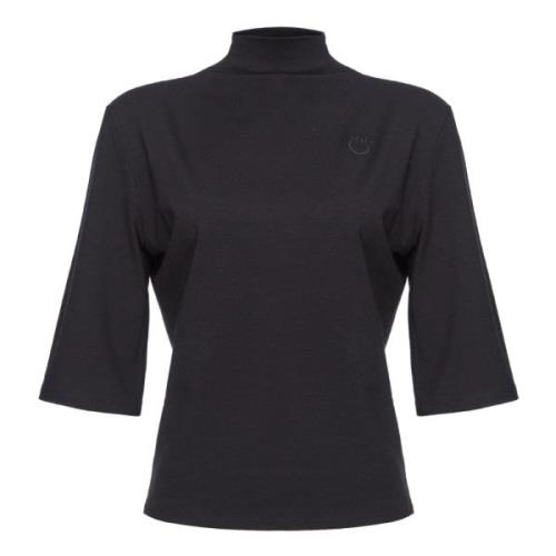 Pinko Svarta T-shirts och Polos Black, Dam