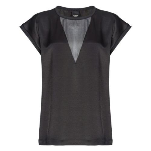 Pinko Svart Top med Stil Black, Dam