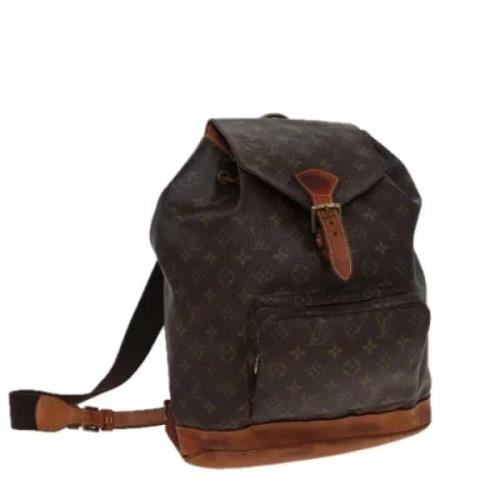 Louis Vuitton Vintage Pre-owned Canvas ryggsckar Brown, Dam