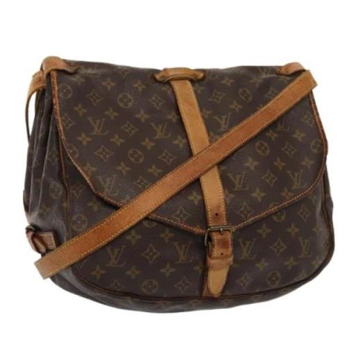 Louis Vuitton Vintage Pre-owned Canvas louis-vuitton-vskor Brown, Dam