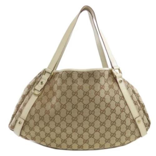 Gucci Vintage Pre-owned Canvas totevskor Brown, Dam