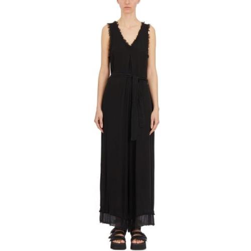 Sanctamuerte Tencel Viscose Overalls Black, Dam