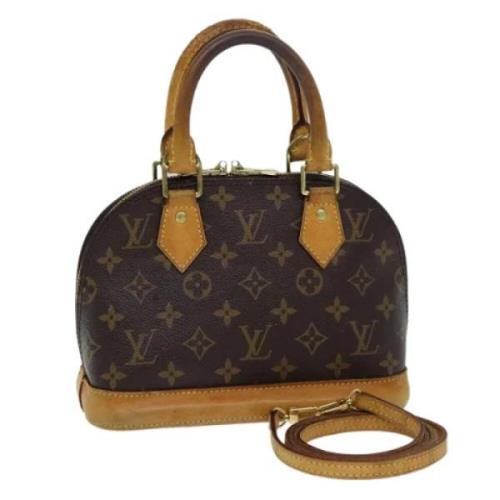 Louis Vuitton Vintage Pre-owned Canvas handvskor Brown, Dam