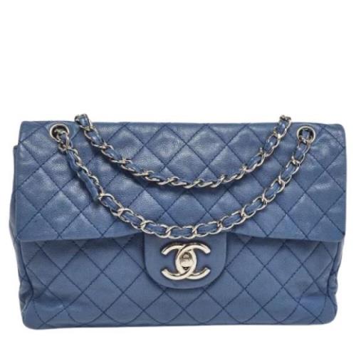 Chanel Vintage Pre-owned Laeder chanel-vskor Blue, Dam