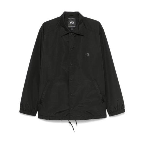 Y-3 Nylon Coach Jacket Black, Herr