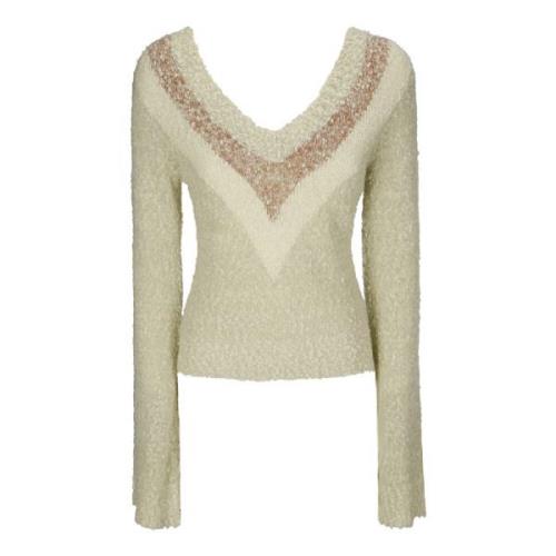 Knwls Explosion Jumper Sweater Beige, Dam