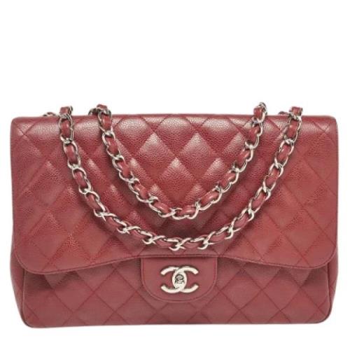 Chanel Vintage Pre-owned Laeder chanel-vskor Red, Dam