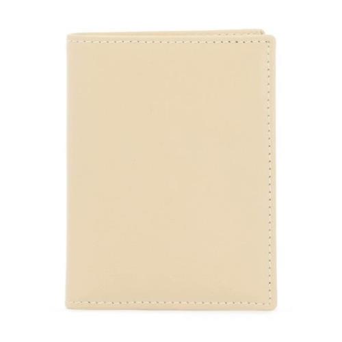 Comme des Garçons Läder Bi-Fold Plånbok Beige, Herr