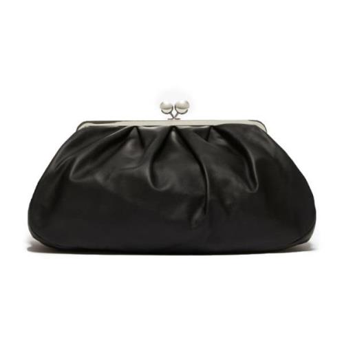 Max Mara Weekend Svart Pasticcino Väska Stor Clutch Black, Dam