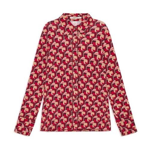 Maliparmi Poppy Jersey Shirt Red, Dam