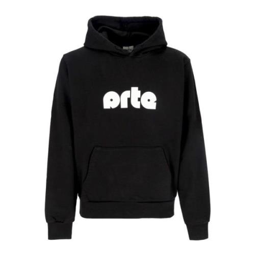 Arte Antwerp Svart Lättvikts Logo Hoodie Sweatshirt Black, Herr