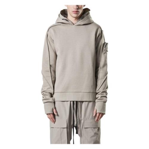 Thom Krom Hoodie med Ficka Gray, Herr