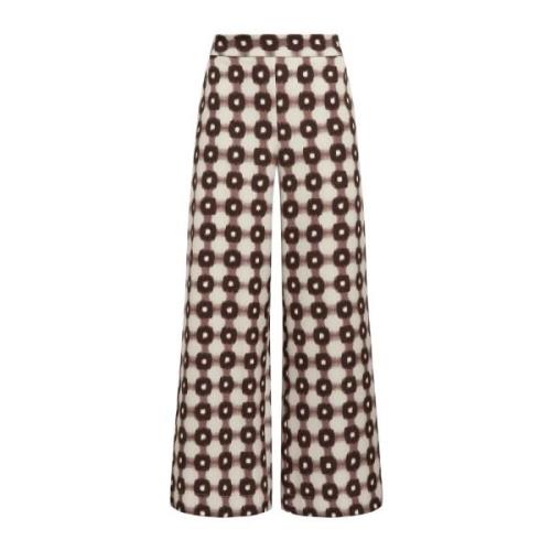 Maliparmi Maze Trousers Beige, Dam