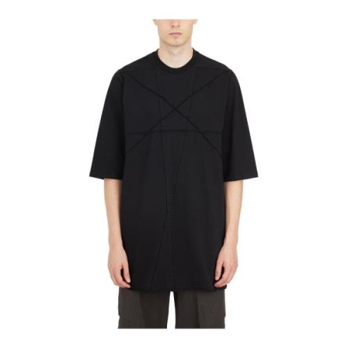 Rick Owens Jumbo Kortärmad T-shirt Black, Herr