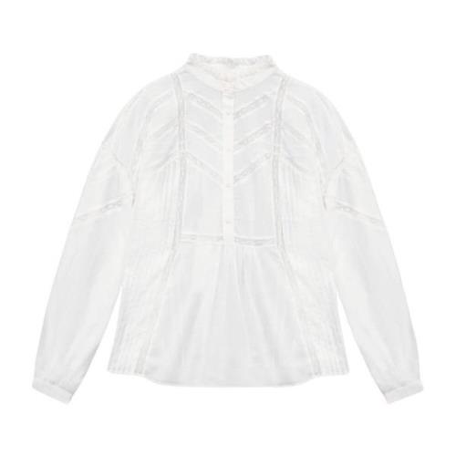 Isabel Marant Étoile Stilren Gelma Top för Kvinnor White, Dam