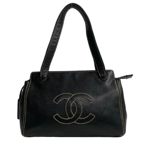 Chanel Vintage Pre-owned Laeder chanel-vskor Black, Dam