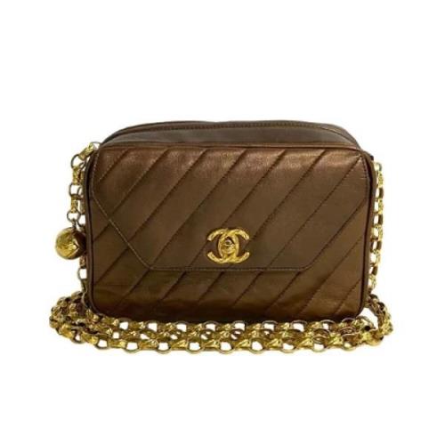 Chanel Vintage Pre-owned Laeder chanel-vskor Brown, Dam