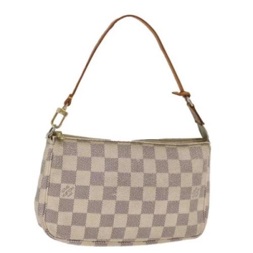 Louis Vuitton Vintage Pre-owned Canvas louis-vuitton-vskor White, Dam