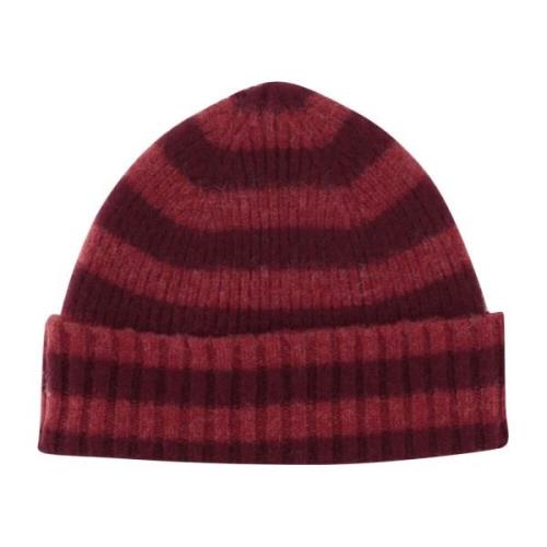 Howlin' Randig Ull Beanie Röd Burgundy Red, Herr