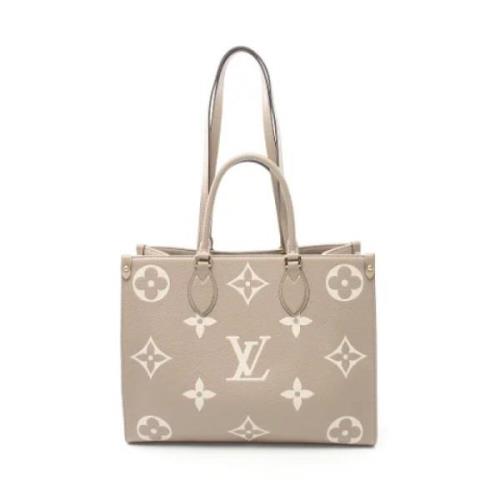 Louis Vuitton Vintage Pre-owned Laeder louis-vuitton-vskor Beige, Dam