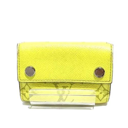 Louis Vuitton Vintage Pre-owned Laeder plnbcker Yellow, Herr