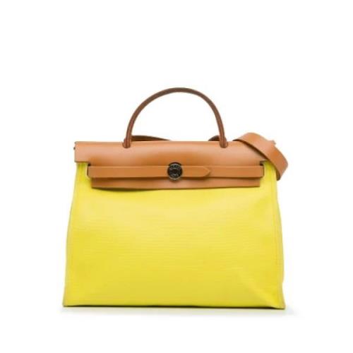 Hermès Vintage Pre-owned Tyg handvskor Yellow, Dam