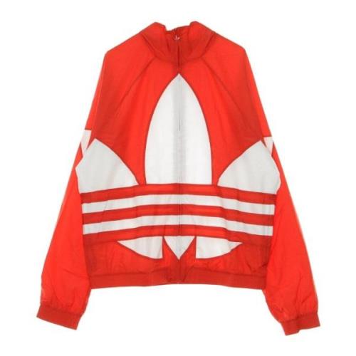 Adidas Herr Vindjacka Big Trefoil Röd Red, Herr