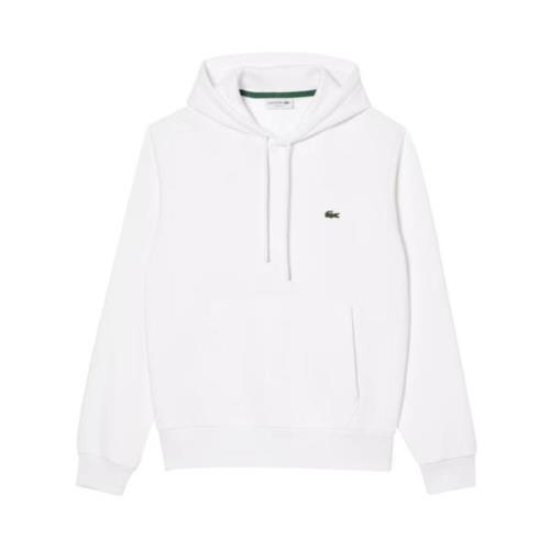 Lacoste Vit Zip Sweater Sportig Casual Stil White, Herr