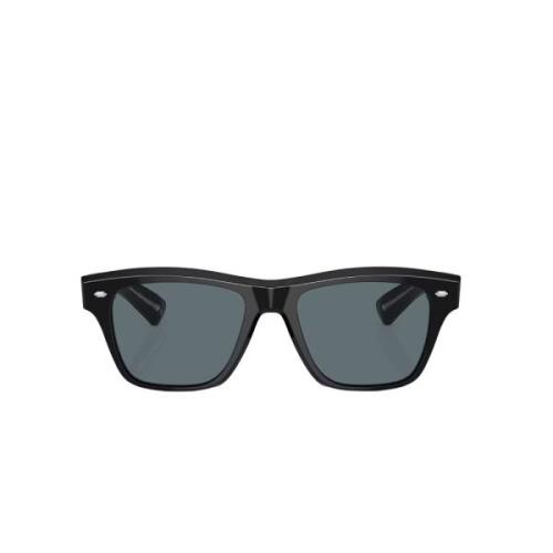 Oliver Peoples Sixties Sun Fyrkantiga Polariserade Solglasögon Black, ...