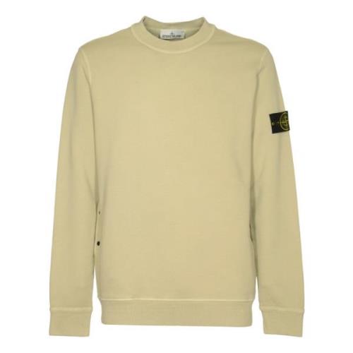 Stone Island Crewneck Sweaters Beige, Herr