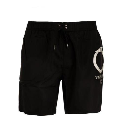 Trussardi Trendiga Sommarboxershorts för Män Black, Herr