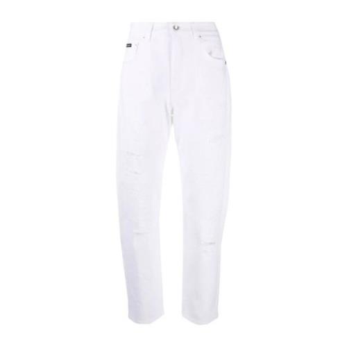 Dolce & Gabbana Italienska damjeans, tillverkade i Italien White, Dam