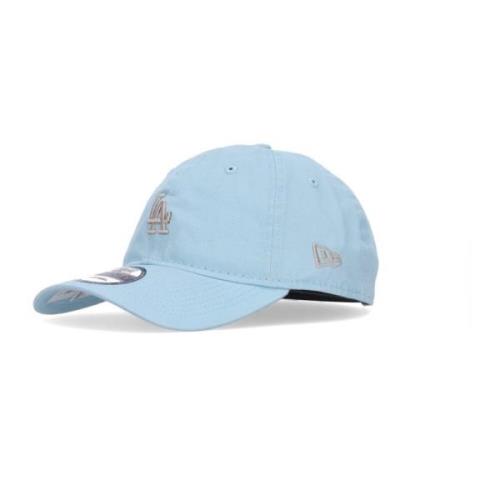 New Era Dodgers Böjd Skärmkeps Krom Blå/Vit Blue, Unisex