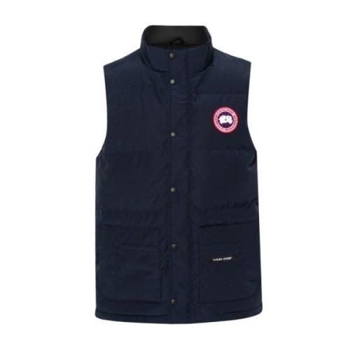 Canada Goose Navy Dunfylld Gilet Väst Blue, Herr