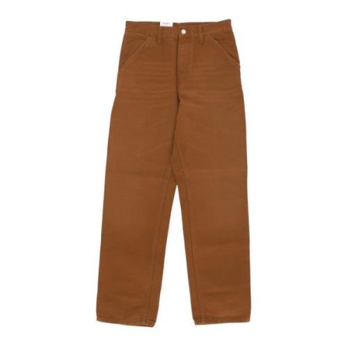 Carhartt Wip Arbetskläder Jeans Single Knee Pant Brun Brown, Herr