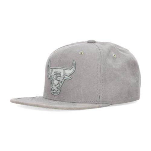 Mitchell & Ness Chicago Bulls Snapback Keps Grå Gray, Unisex