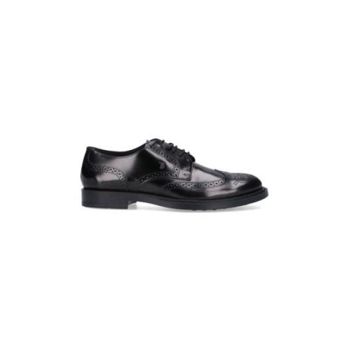 Tod's Svarta platta skor Black, Herr