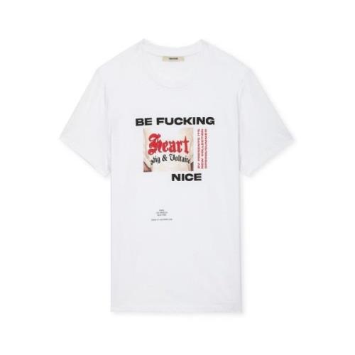 Zadig & Voltaire Snygg T-shirt för män White, Herr