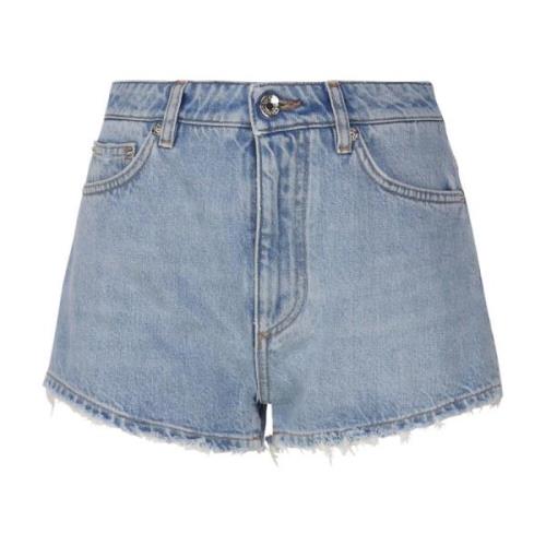 Dolce & Gabbana Ljus Denim Shorts med Sidofickor Blue, Dam