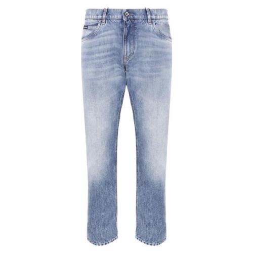 Dolce & Gabbana Ljus Denim Regular Fit Jeans Blue, Herr