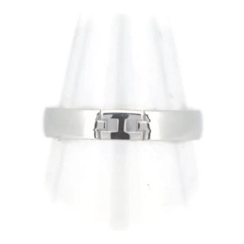 Hermès Vintage Pre-owned Metall ringar White, Dam