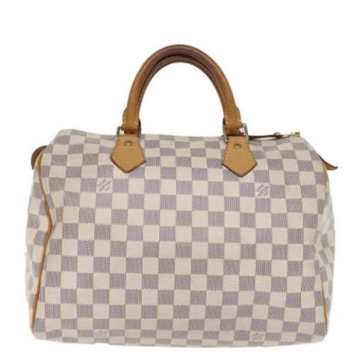 Louis Vuitton Vintage Pre-owned Canvas louis-vuitton-vskor White, Dam